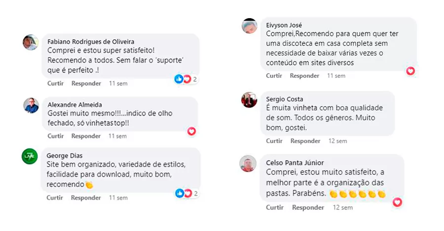 Depoimento de cliente 1